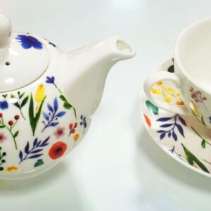 Tetera Egoísta - Flores de Jardín